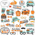 Fall Truck Photo Booth Props Kit - Harvest Pumpkin Party Supplies, 30 Pieces