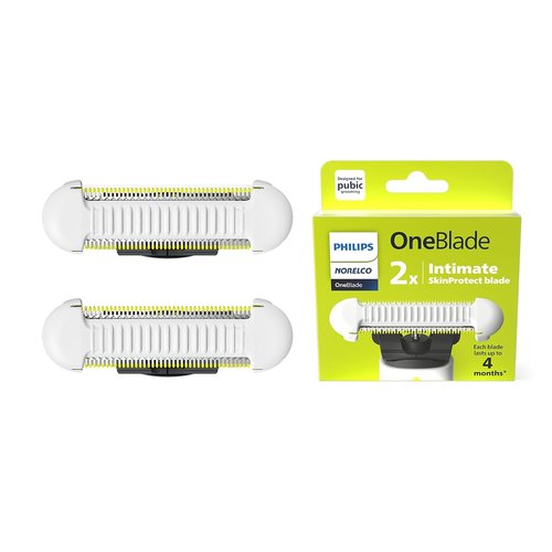 Philips Norelco OneBlade Replacement Blades - Durable Stainless Steel for Electric Shaver & Trimmer | 2 Count