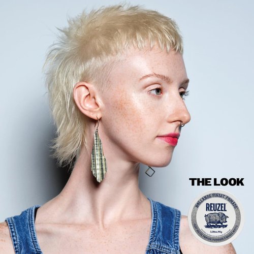 Reuzel Clay Matte Pomade - Medium Hold, Water Soluble, Flake-Free Finish | Easy to Wash Out for All Hair Types