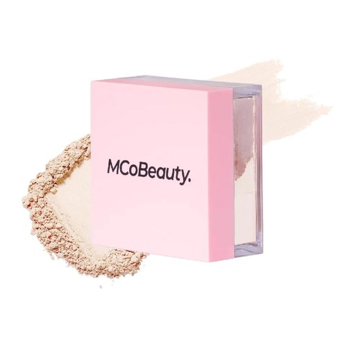 MCoBeauty Loose Powder - Translucent Finely Milled Setting Powder with Hyaluronic Acid | Vegan & Cruelty-Free