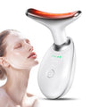 Neck Facial Massager, Light Face Neck Massager for Skin Care, Multifunctional Facial Skincare Tools with Vibration, at Home