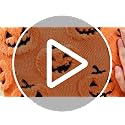Halloween Ghost Pumpkin Pillow Covers Set 18x18 Inch Faux Fur Decor