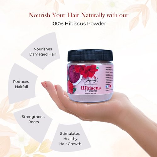 Mirintz Hibiscus Powder, 100 g | Hair Cleansing| Natural| Chemical Free | Pack of 1, Normal