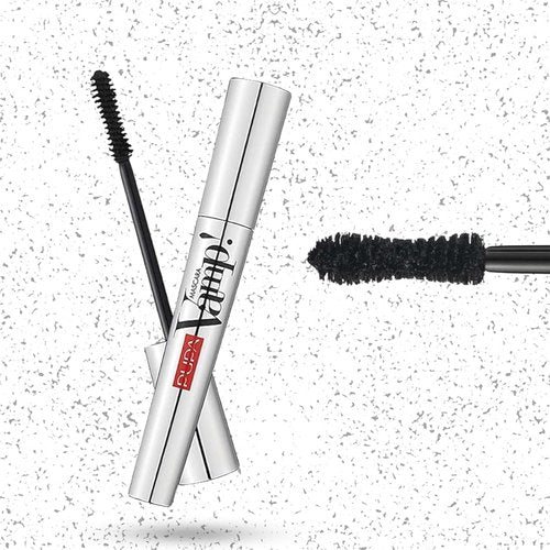 PUPA Milano Vamp! Volumizing & Lengthening Mascara - Smudge-Proof, Hypoallergenic Formula - 100 Black, 0.183 oz