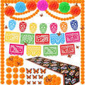124-Piece Día de los Muertos Decorations Ofrenda Set - Day of the Dead Festive Decor