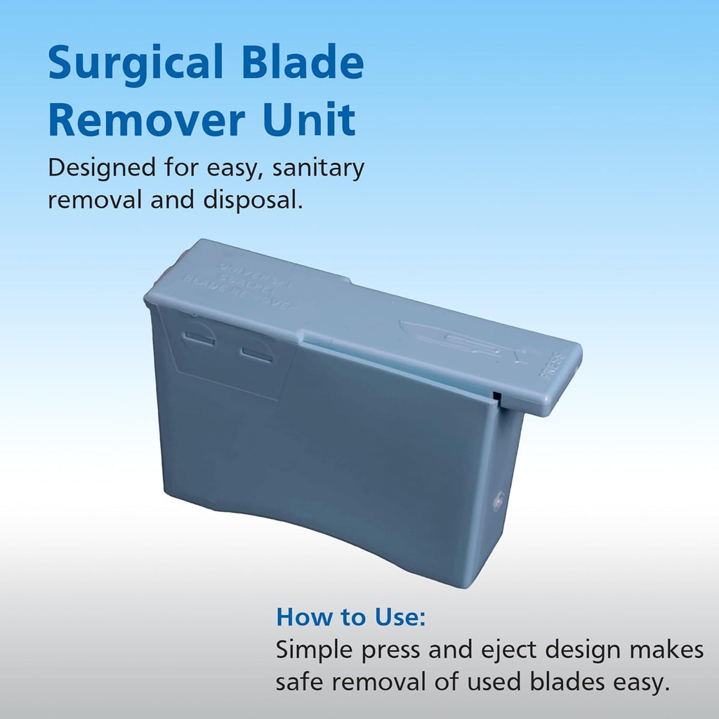 Swann Morton Surgical Blade Remover Unit - Efficient Scalpel Blade Disposal Tool, Holds Up to 100 Blades