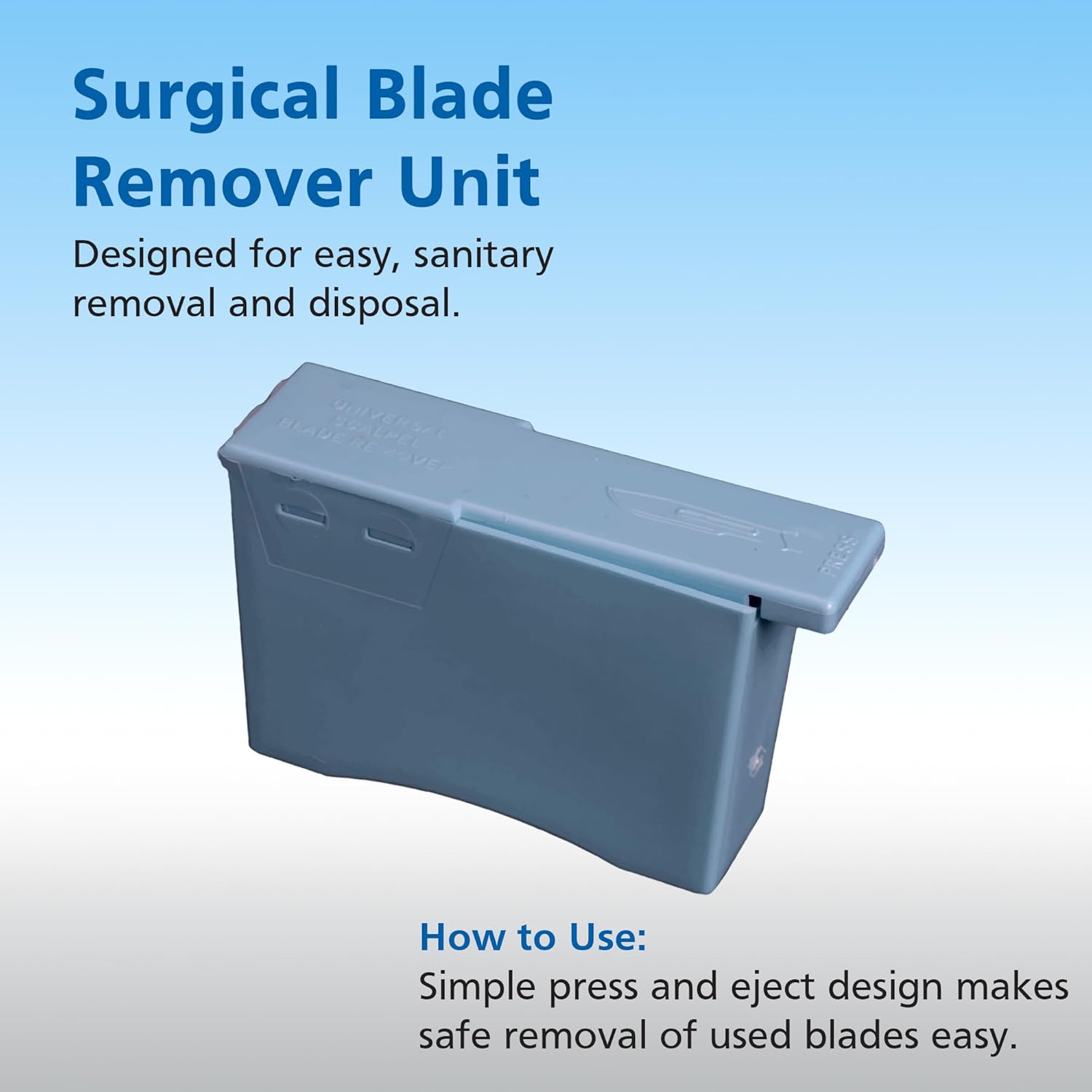 Swann Morton Surgical Blade Remover Unit - Efficient Scalpel Blade Disposal Tool, Holds Up to 100 Blades