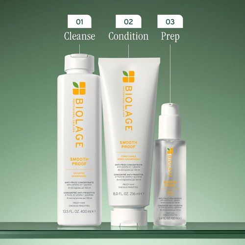 Biolage Smooth Proof Shampoo - Nourishing Shine & Frizz Control with Camellia Oil | 33.8 Fl Oz