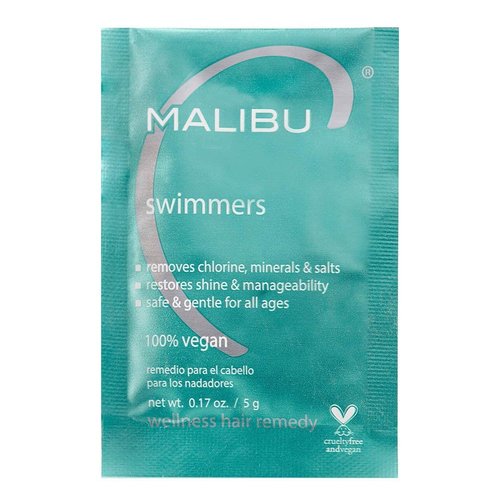 Malibu C Swimmers Wellness Hair Remedy - Protects Against Chlorine Discoloration - Hydrating Vitamin C Complex