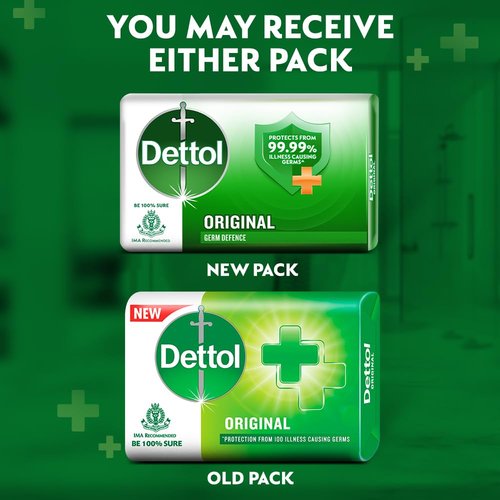 Dettol Original Germ Protection Bathing Soap bar, 150gm (Pack of 5)