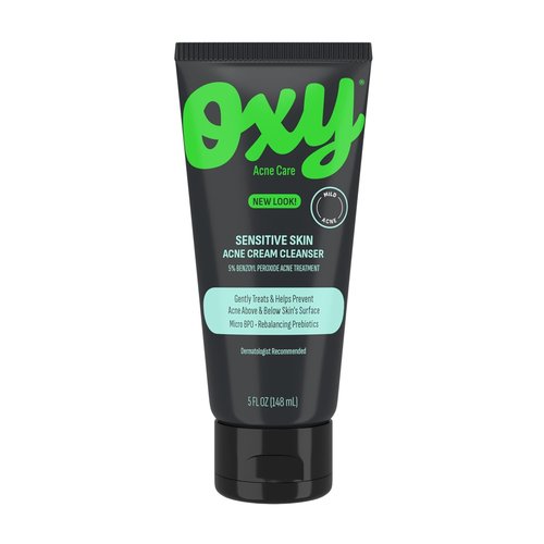 Oxy Acne Cleanser for Sensitive Skin - Gentle Formula for Clearer Complexion | 6 oz