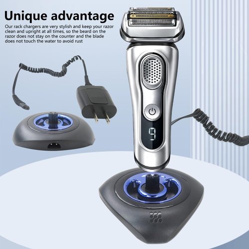 Braun Shaver Charger & Charging Stand - Replacement Base for Series 3, 5, 6, 7, 8, 9 Electric Razors