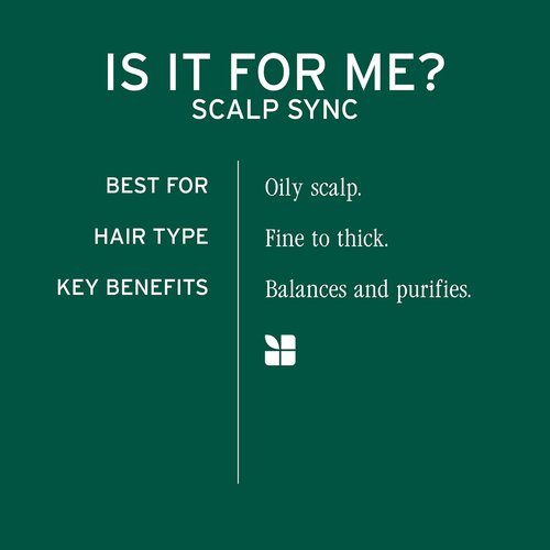 Biolage Scalp Sync Clarifying Shampoo & Conditioner Set - Removes Residue & Excess Oil, Vegan, 33.8 Fl Oz