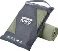 Rainleaf Microfiber Towel - Quick Dry, Super Absorbent, Ultra Compact | Ideal for Travel, Gym, Camping, Beach