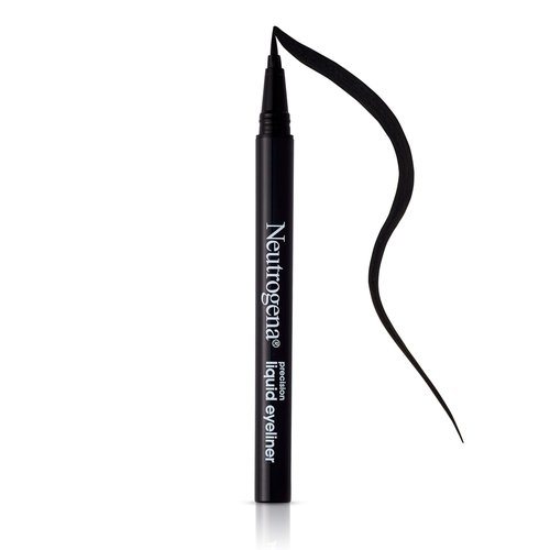 Neutrogena Precision Liquid Eyeliner - Hypoallergenic, Smudge & Water-Resistant, Jet Black, 0.013 fl. oz