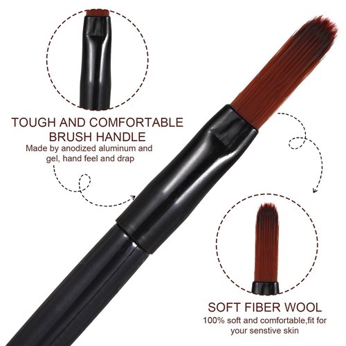 120 Pcs Lipstick Applicator Wands Disposable Lip Applicators Multifunctional Concealer Brush Eye Shadow Applicators Portable Lip Wands Eye Makeup Brushes