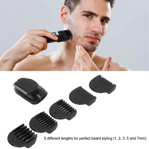 Luatoxry Beard Trimmer Head Replacement, Series 5/6/7 Replacement Beard Trimmer Guards with 5 Guards Combs Compatible with 5018s, 5020s, 5035s, 5049cs, 6020s, 6040cs, 7020s, 7025s