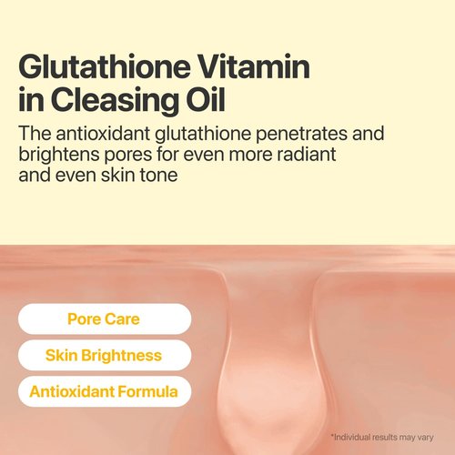 Numbuzin No.5 Cleansing Oil - Glutathione & Vitamin C Formula for Pores, Sebum & Dark Spots | 6.76 fl oz
