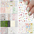 Holiday & Seasonal Nail Stickers Set - 36 Sheets Varied Designs for Nails