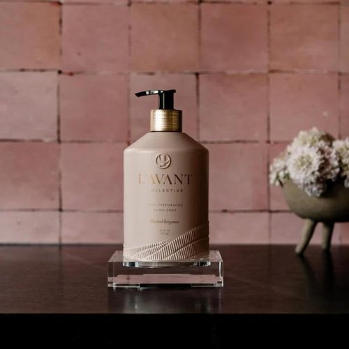 L'AVANT Collective Hand Soap - Luxurious Bergamot & Orange Blossom | 16 Fl Oz Reusable Glass Bottle