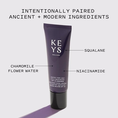 Keys Soulcare Daily Moisturizer SPF 30 - Lightweight Sunscreen with UVA/UVB Protection | 1.69 Fl Oz