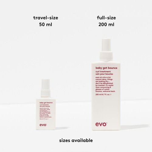 EVO Baby Got Bounce Curl Treatment - Anti Frizz Hair Treatment for Wavy & Curly Hair - Moisturizes, Repairs & Detangles - 6.8 fl oz