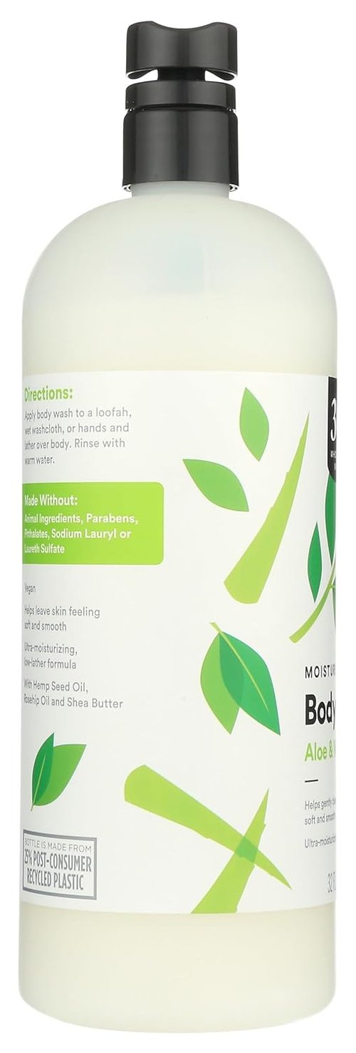365 by Whole Foods Market Body Wash - Moisturizing Aloe & White Tea, 32 Fl Oz