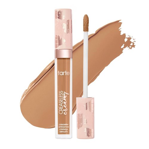 Tarte Creaseless Creamy Full-Coverage Concealer - Waterproof, Hydrating Formula with Vitamin E & Caffeine for Dark Circles & Blemishes | Vegan & Cruelty-Free