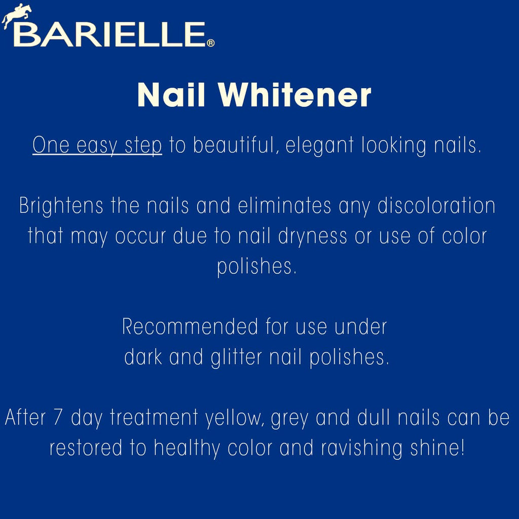 Barielle Nail Whitener - Brightening Treatment for Yellow & Dull Nails | 0.47 oz (Pack of 2)