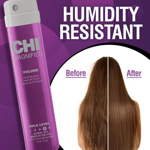 CHI Magnified Volume Hair Spray - Boosts Volume & Shine for Maximum Fullness | 2.6 Oz