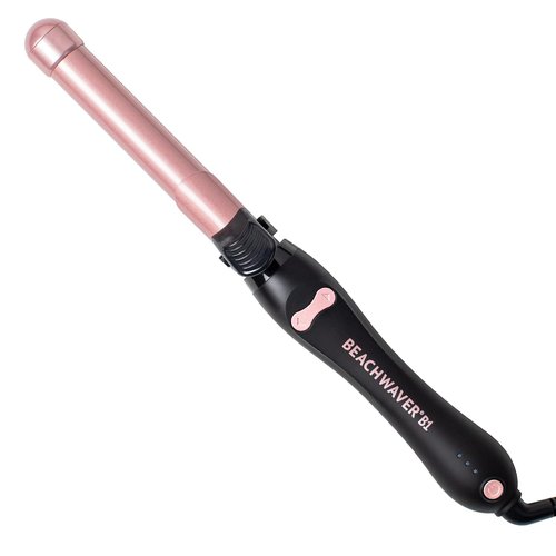 Beachwaver Co. B1 Rotating Curling Iron - Automatic 1" Ceramic Wand for Effortless Waves, Travel-Friendly, Midnight Rose