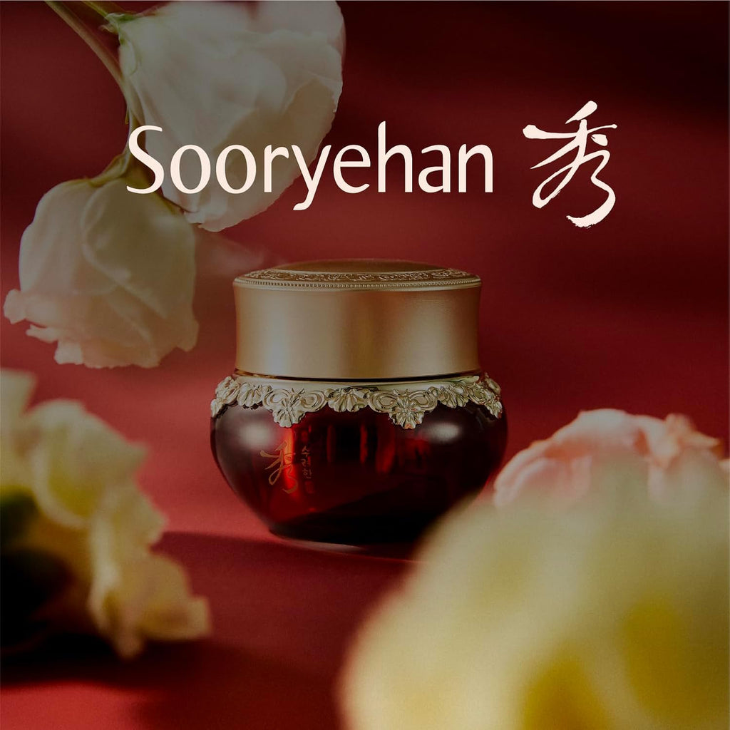 Sooryehan Hyobidam Fermented Cream - Korean Facial Moisturizer with Wild Ginseng | 1.7fl oz Wrinkle & Night Cream for Women