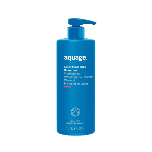AQUAGE Color Protecting Shampoo - Nourishing Marine Botanicals for Gentle Cleansing | 33.8 oz