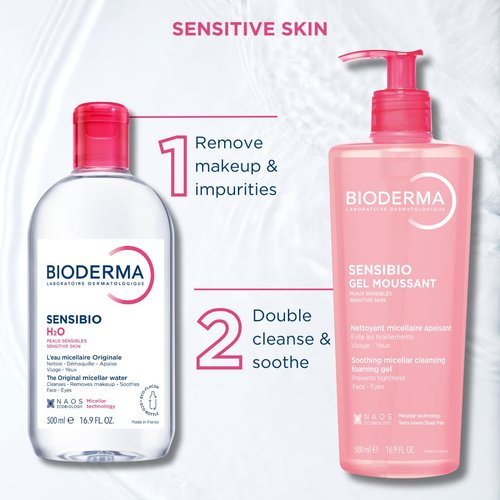 Bioderma Sensibio Foaming Gel - Gentle Micellar Cleanser for Sensitive Skin | 200ml