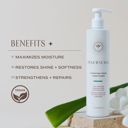 Innersense Organic Beauty - Hydrating Cream Conditioner | Non-Toxic, Cruelty-Free Haircare (32oz)