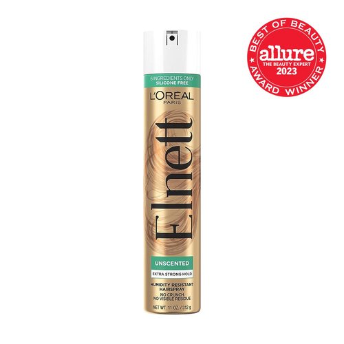 L'Oreal Paris Elnett Satin Extra Strong Hold Hairspray - Unscented, 11 Ounce (Pack of 2)