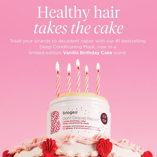 Briogeo Don't Despair, Repair! Deep Conditioning Mask - Protein & Moisture Balance for Dry, Damaged Hair | Vegan & Cruelty-Free