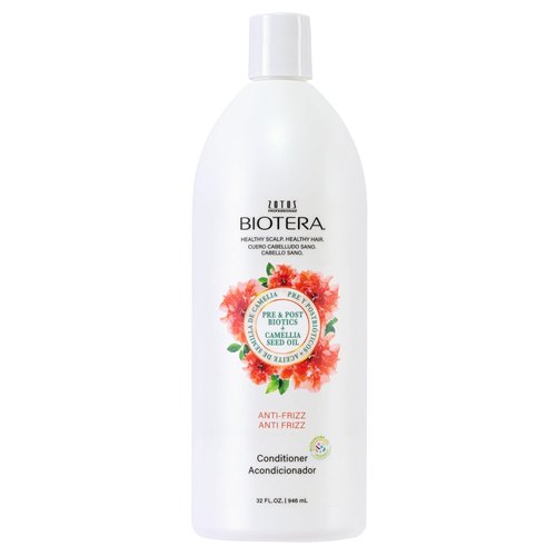 Biotera Anti Frizz Smoothing Conditioner - Smooths Frizzy Hair | Microbiome Friendly & Vegan | Paraben Free