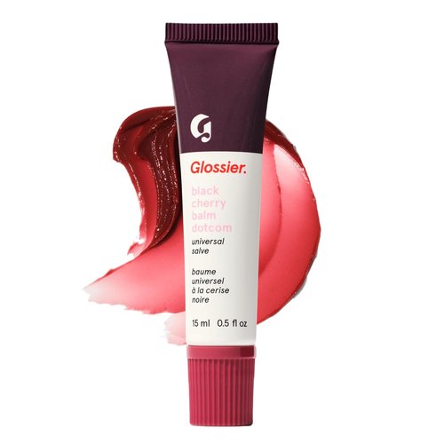 Glossier Balm Dotcom Hydrating Tinted Lip Balm - 12Hr Moisture for Dry Lips & Skin - Black Cherry, 15ml