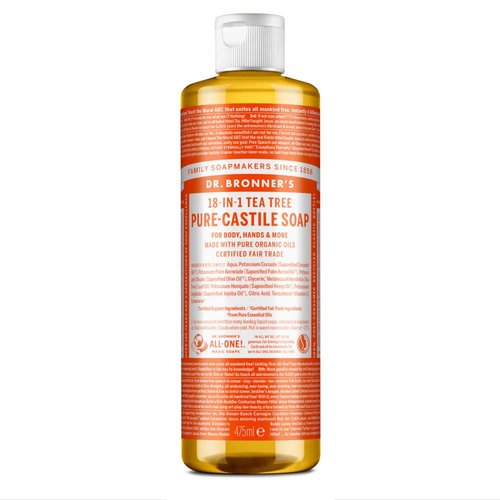 Dr. Bronner's 18-IN-1 TeaTree Pure-Castille Soap