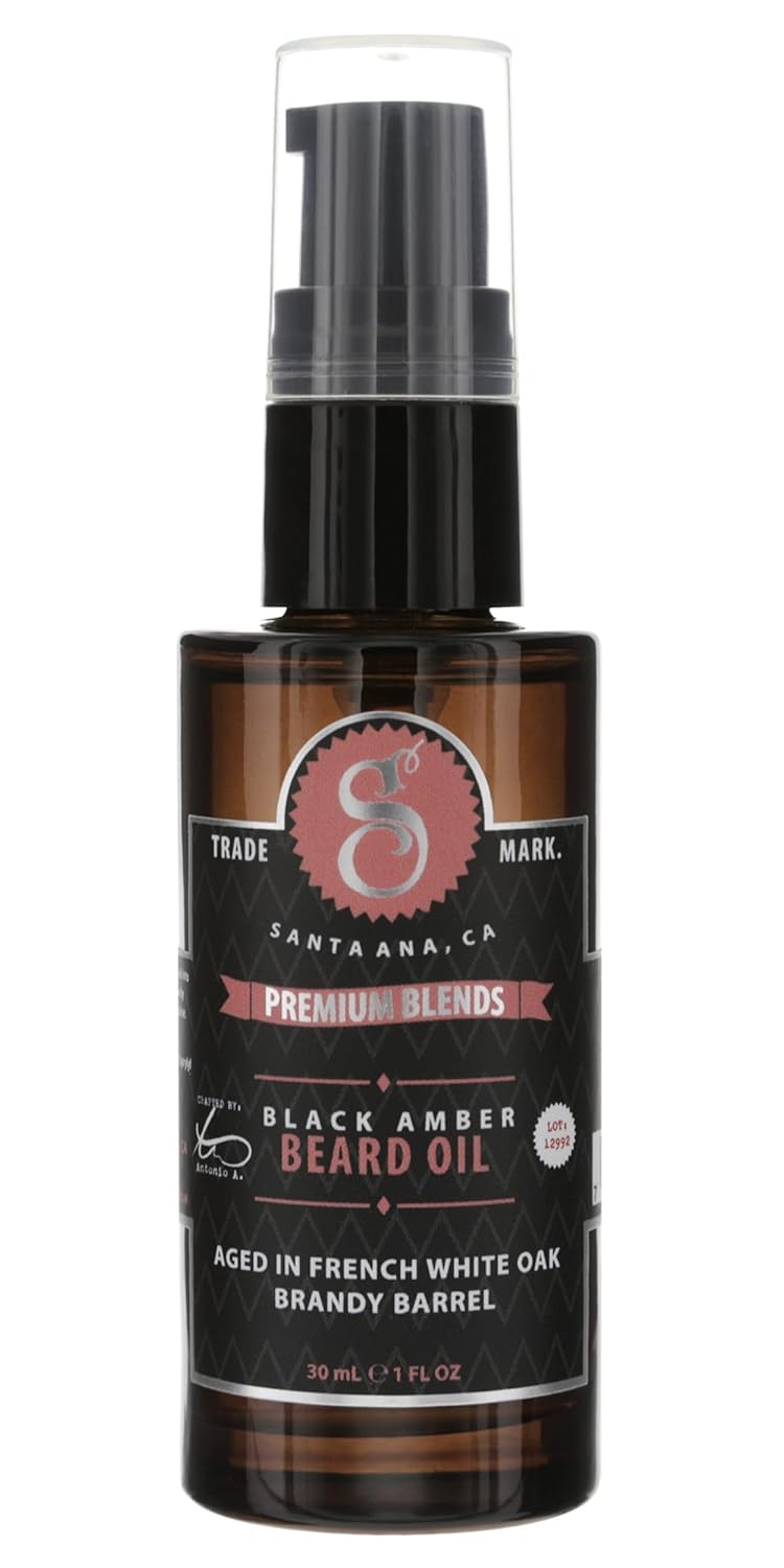 Suavecito Premium Blends Beard Oil - Softening Leave-In Conditioner for Hydrated Skin & Healthy Growth - 1 oz