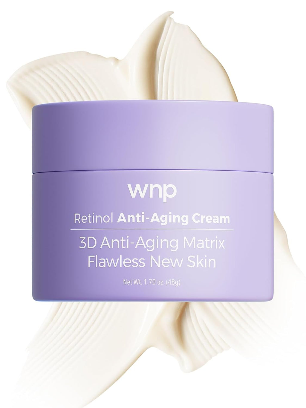 WNP Gentle Retinol Cream - Anti-Aging Night Moisturizer for Sensitive Skin | Hydrating Face & Neck Cream with Ceramides, Peptides, Pro-Xylane