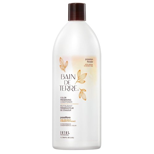 Bain de Terre Passion Flower Conditioner - Luxurious Hydration for Vibrant Color | Paraben-Free, Vegan