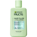 Garnier Fructis Hair Filler Shampoo - Moisture Repair for Curly & Wavy Hair with Hyaluronic Acid | 10.1 Fl Oz