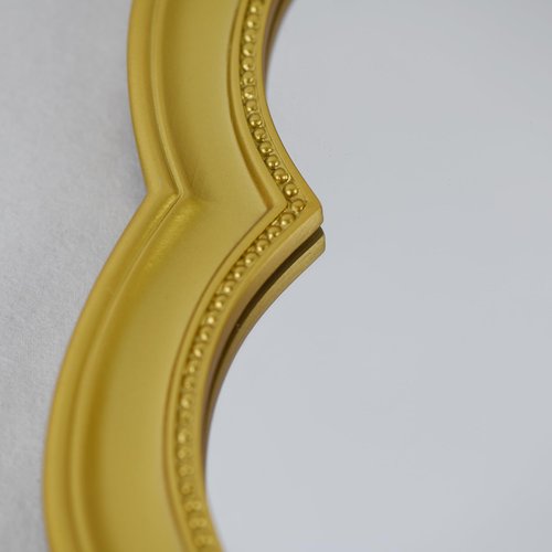 LuHeToz Heart Shaped Mirror Heart Shape Mirror for Home Decor Valentine Decorations 12.6x11inch Gold