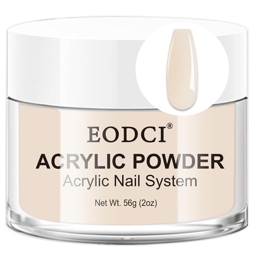 Eodci Acrylic Powder - Cover Pink 56g | Professional Nail Extension & Carving, Long-Lasting, No Lamp Needed