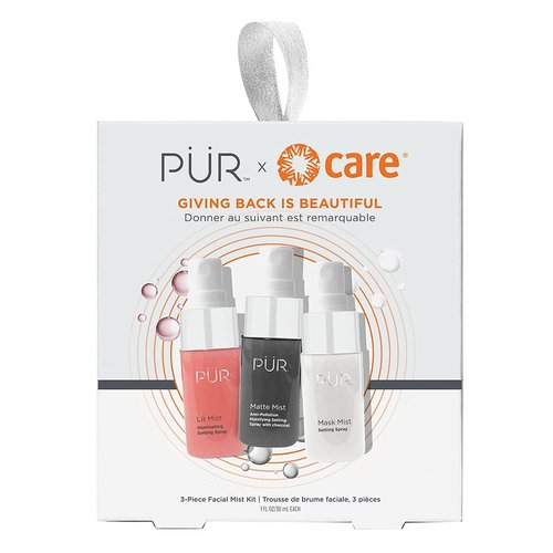 PÜR MINERALS Facial Mist Kit - Hydrating 3-Piece Set for Radiant Skin | Perfect for All Skin Types