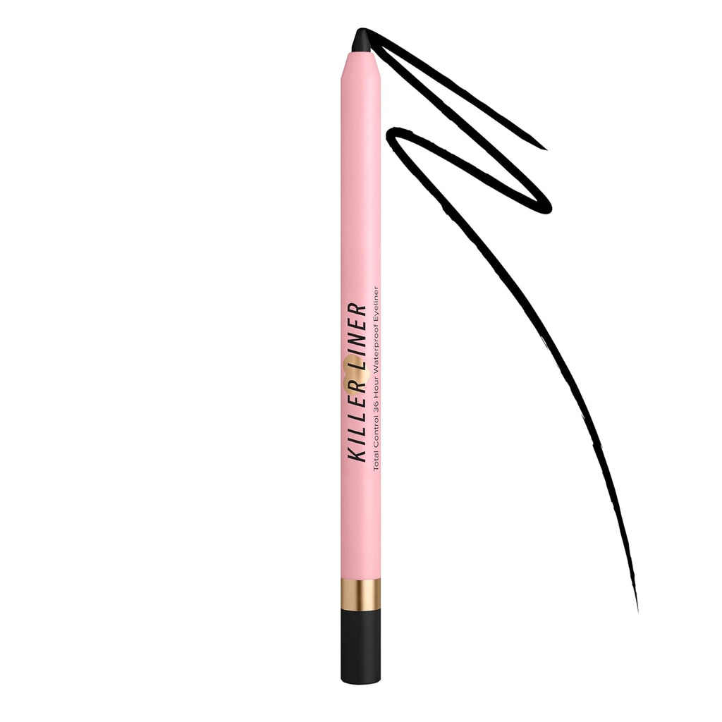 Too Faced Killer Liner Gel Eyeliner Pencil - 36-Hour Waterproof, Long-Lasting, Non-Flaking | 0.04 Ounce