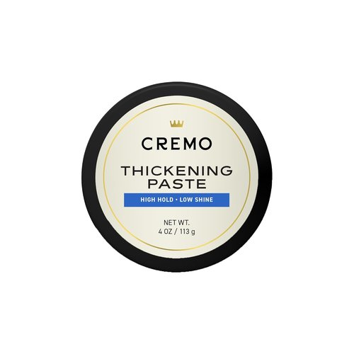 Cremo Hair Thickening Paste for Men - Premium Barber-Grade Styling Paste, High Hold, 4 Oz
