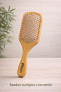Biovexa Bamboo Hair Brush - Eco-Friendly Design for Smooth, Tangle-Free Hair